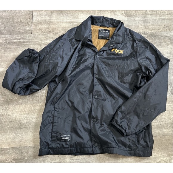 Fox Racing Lad All‎ Weather Water Resistant Jacket Black Men's Large